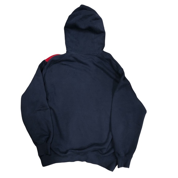 Unique Olympic Jordan Hoodie Sweatshirt Navy Gold Red XL Mens EUC - Picture 2 of 8